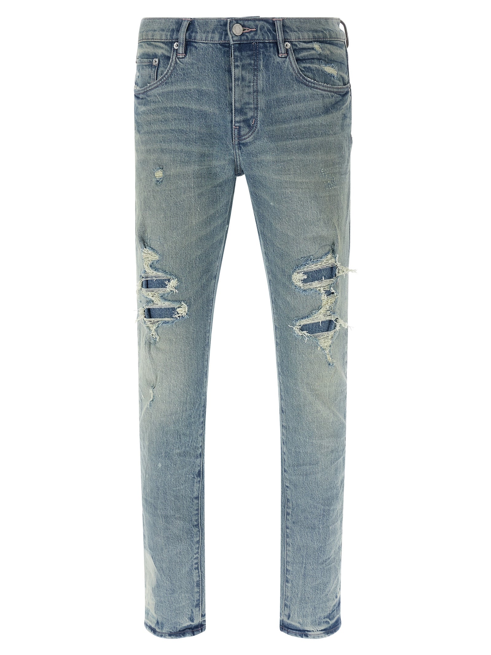 Purple P001 Repairs Jeans
