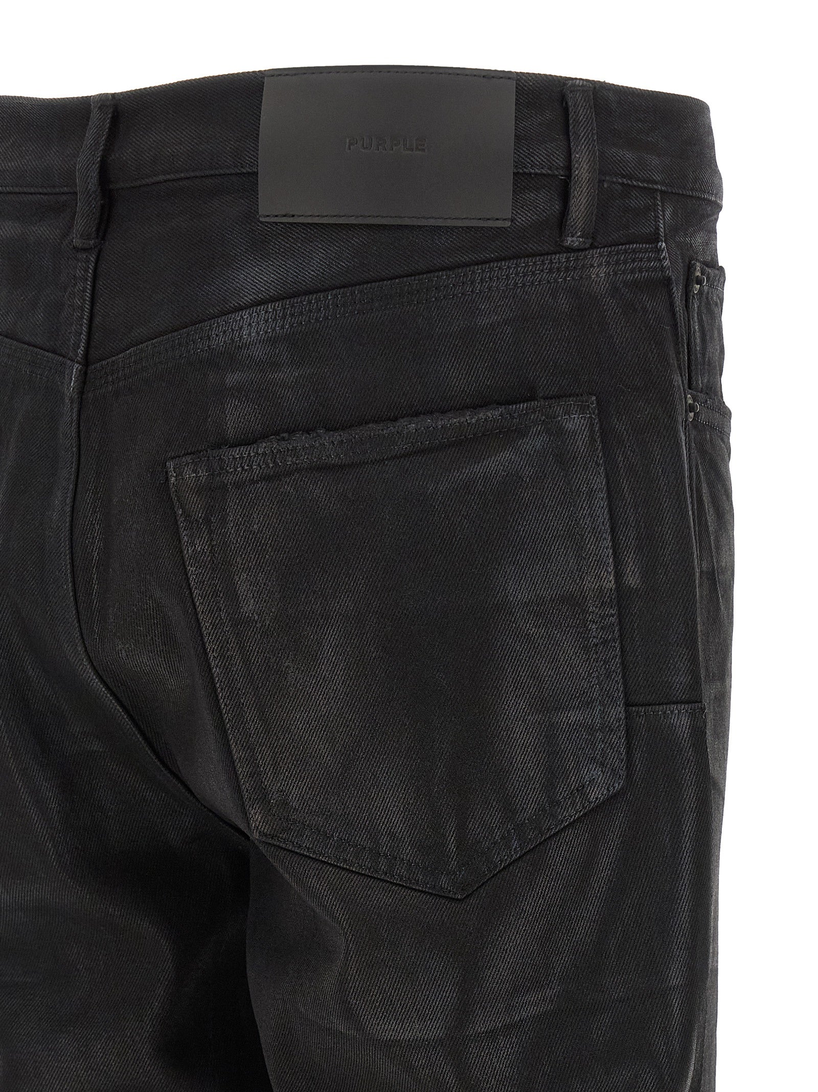 Purple P026 Rinsed Foil Boot Jeans