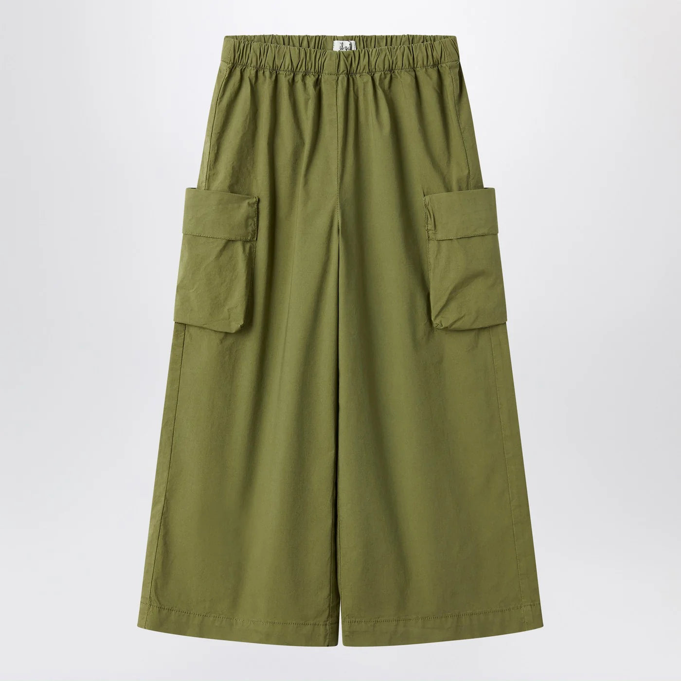 Il Gufo Green fir palazzo pants