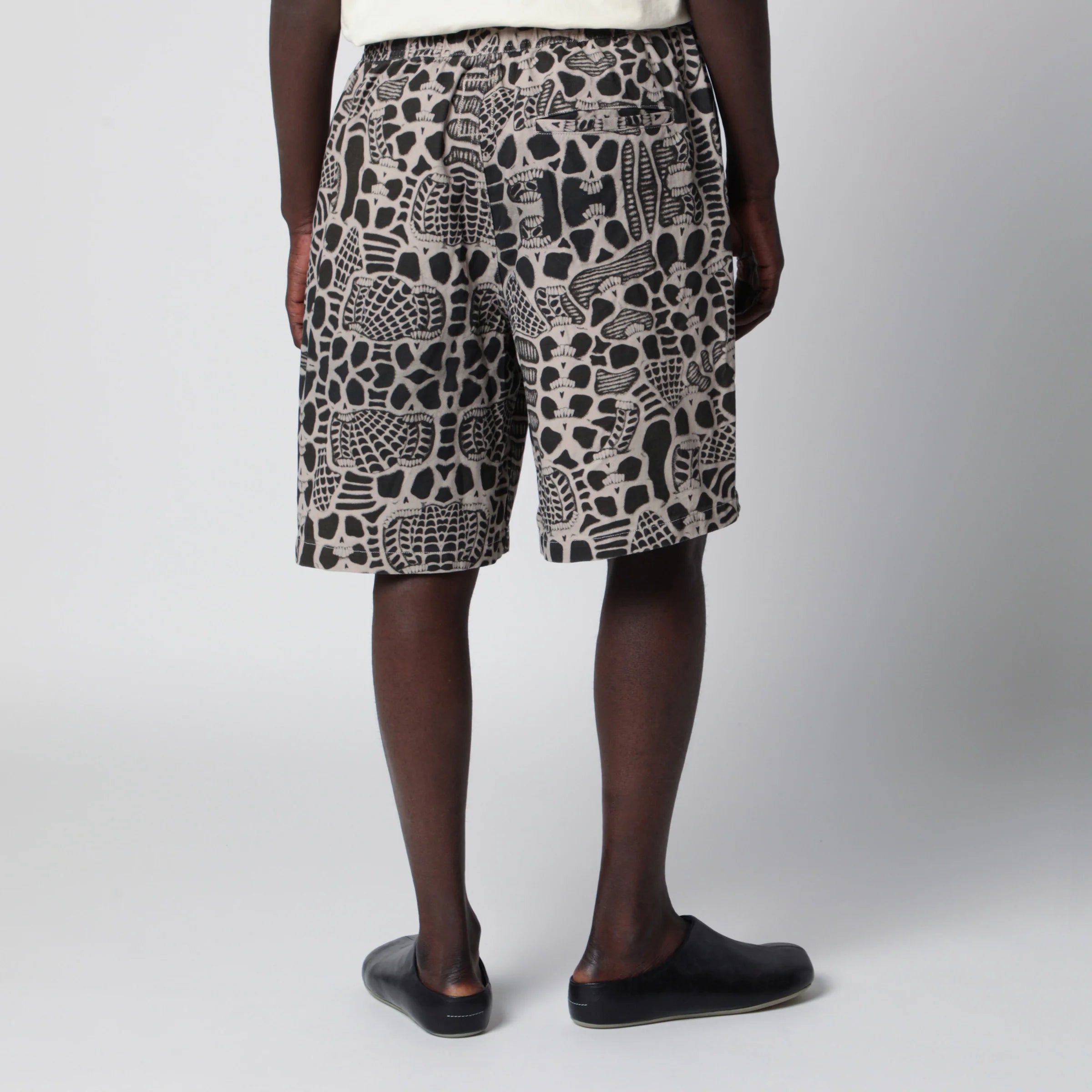 Brain Dead Skull Climber cotton shorts