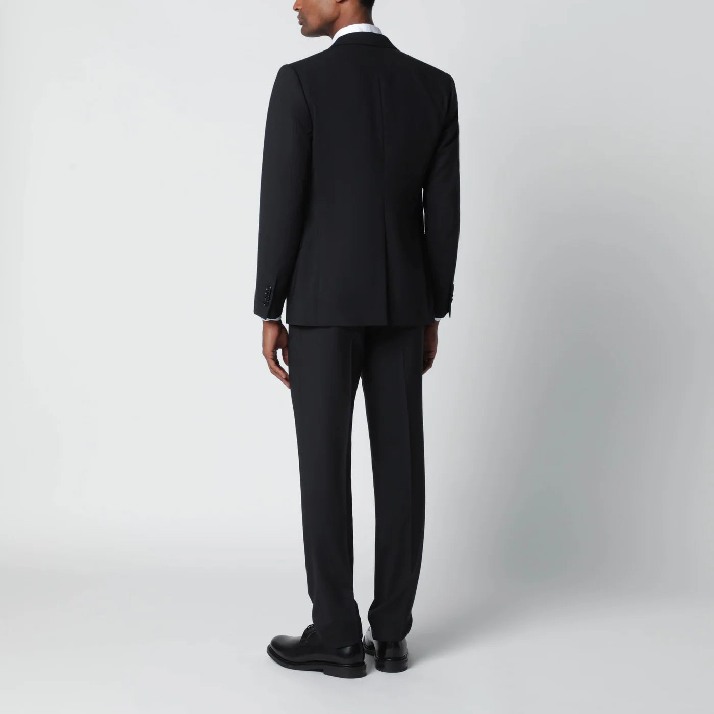 Lardini Blue single-breasted wool-blend suit