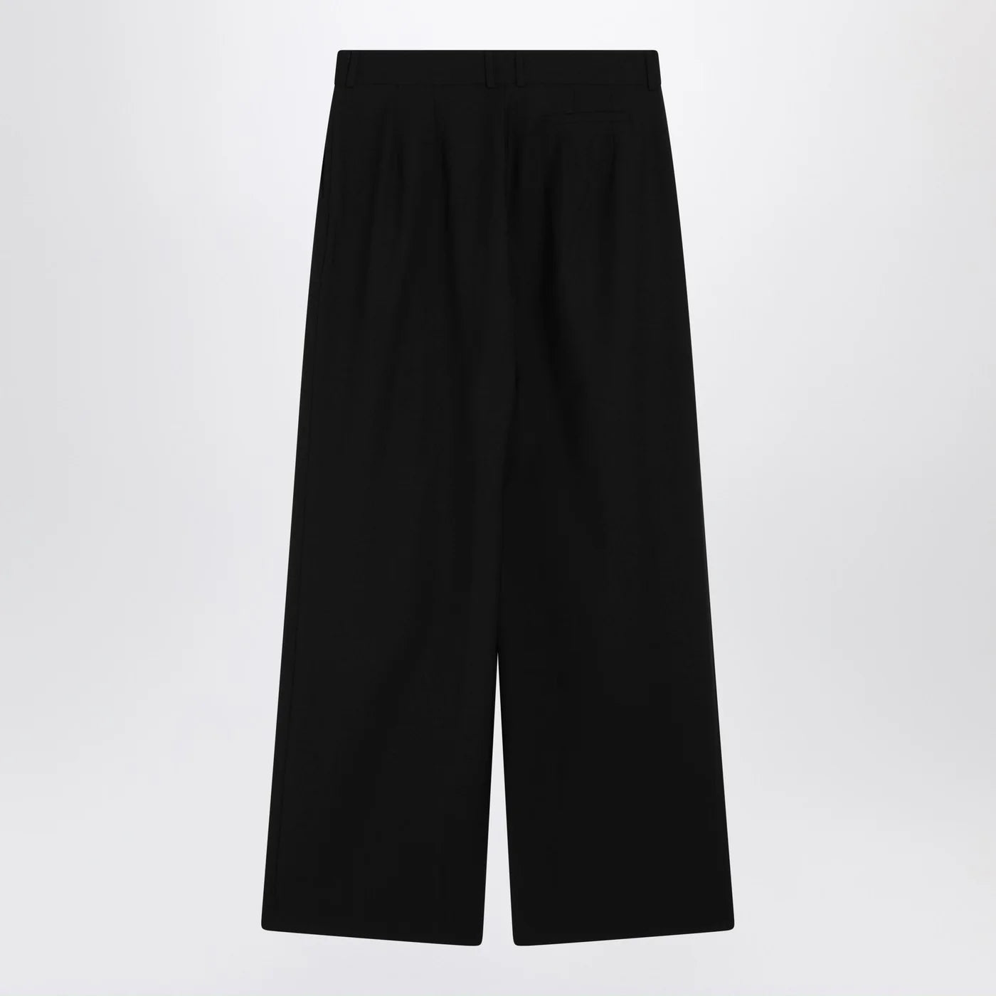 The Frankie Shop Black wide-leg Ripley wool-blend trousers
