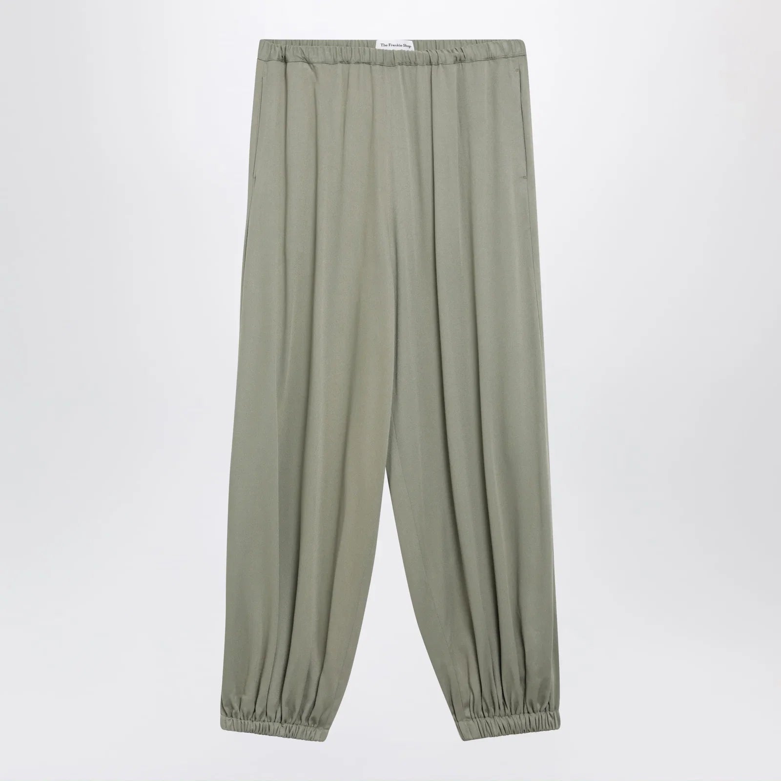 The Frankie Shop Isola balloon trousers in sage green