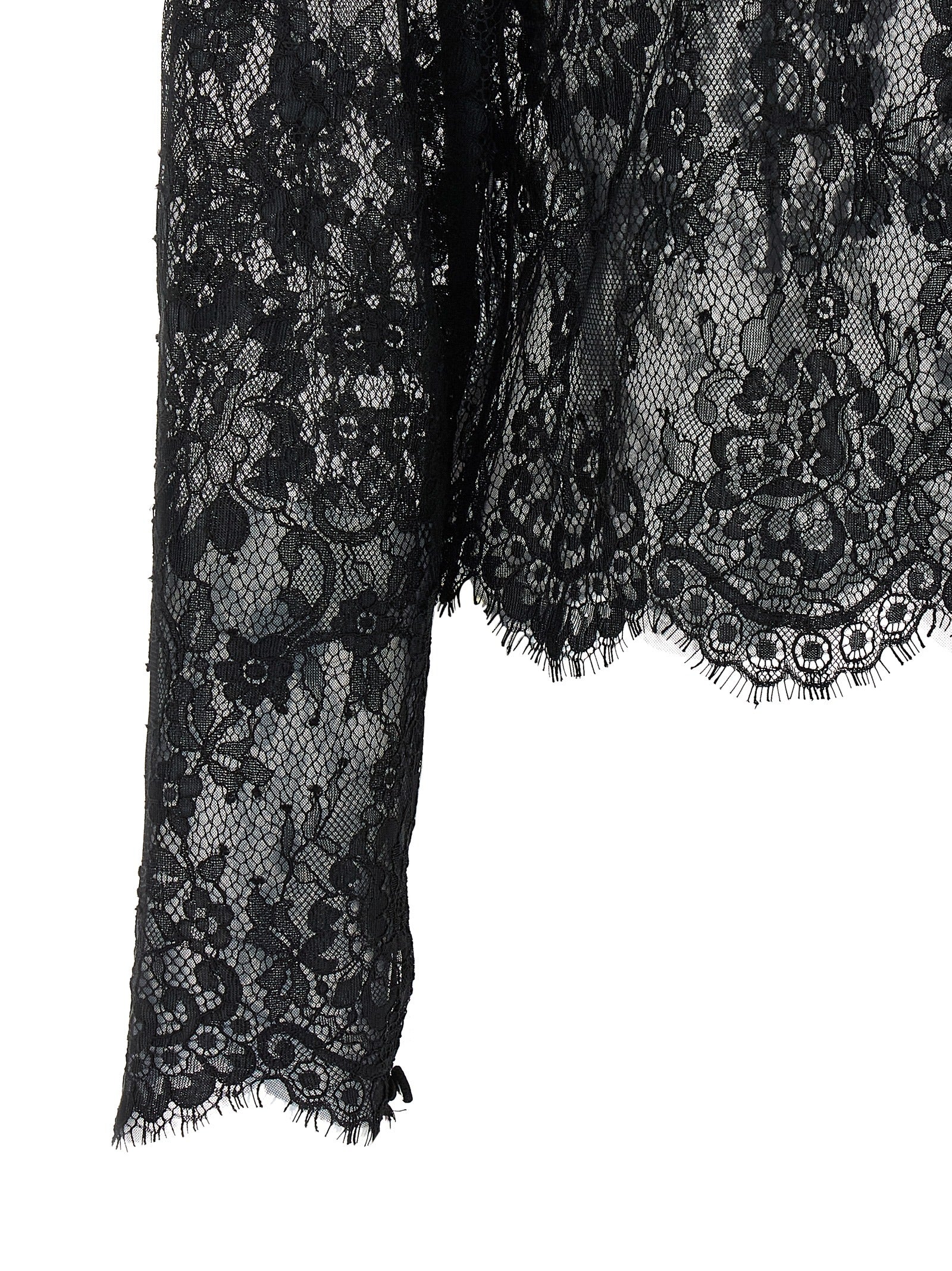Self-Portrait Black Lace Blouse