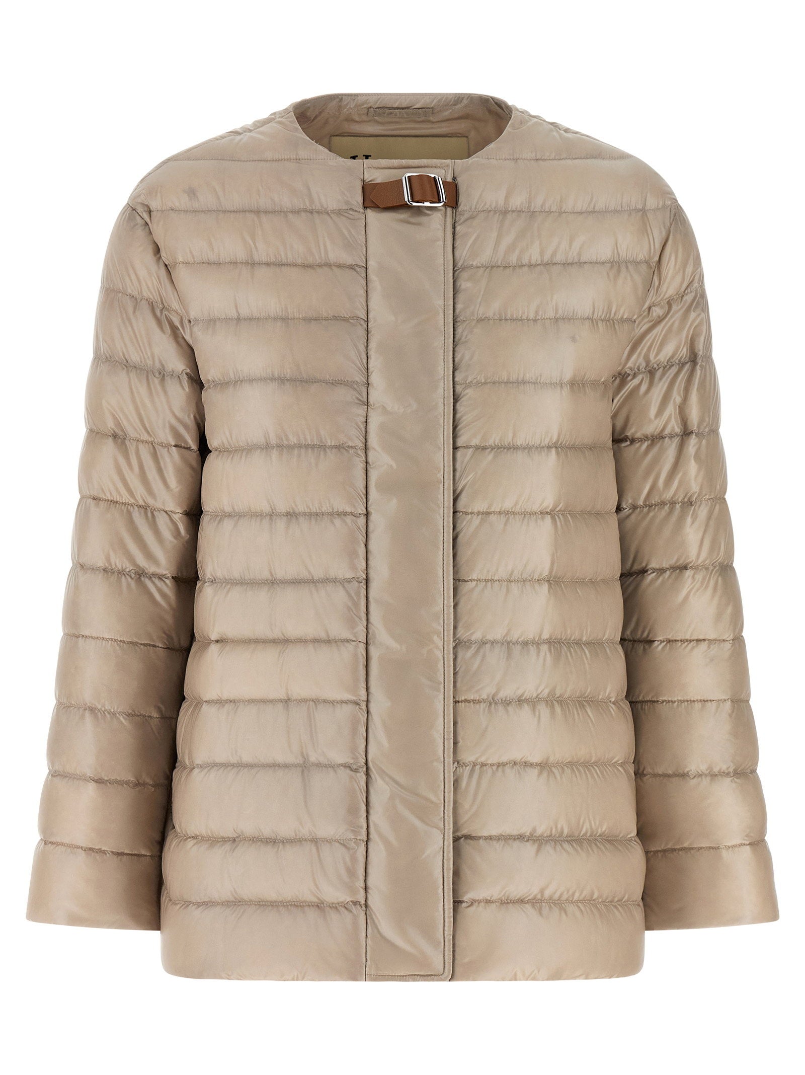 Herno Leather Strap Down Jacket
