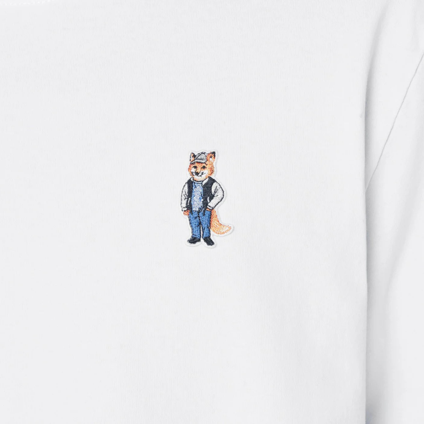 Maison Kitsuné White cotton T-shirt