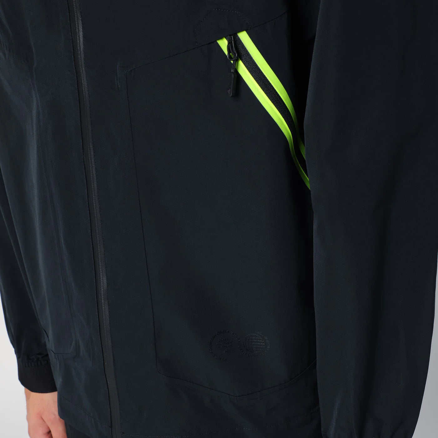 Purple Mountain Observatory Black shirt jacket with zip