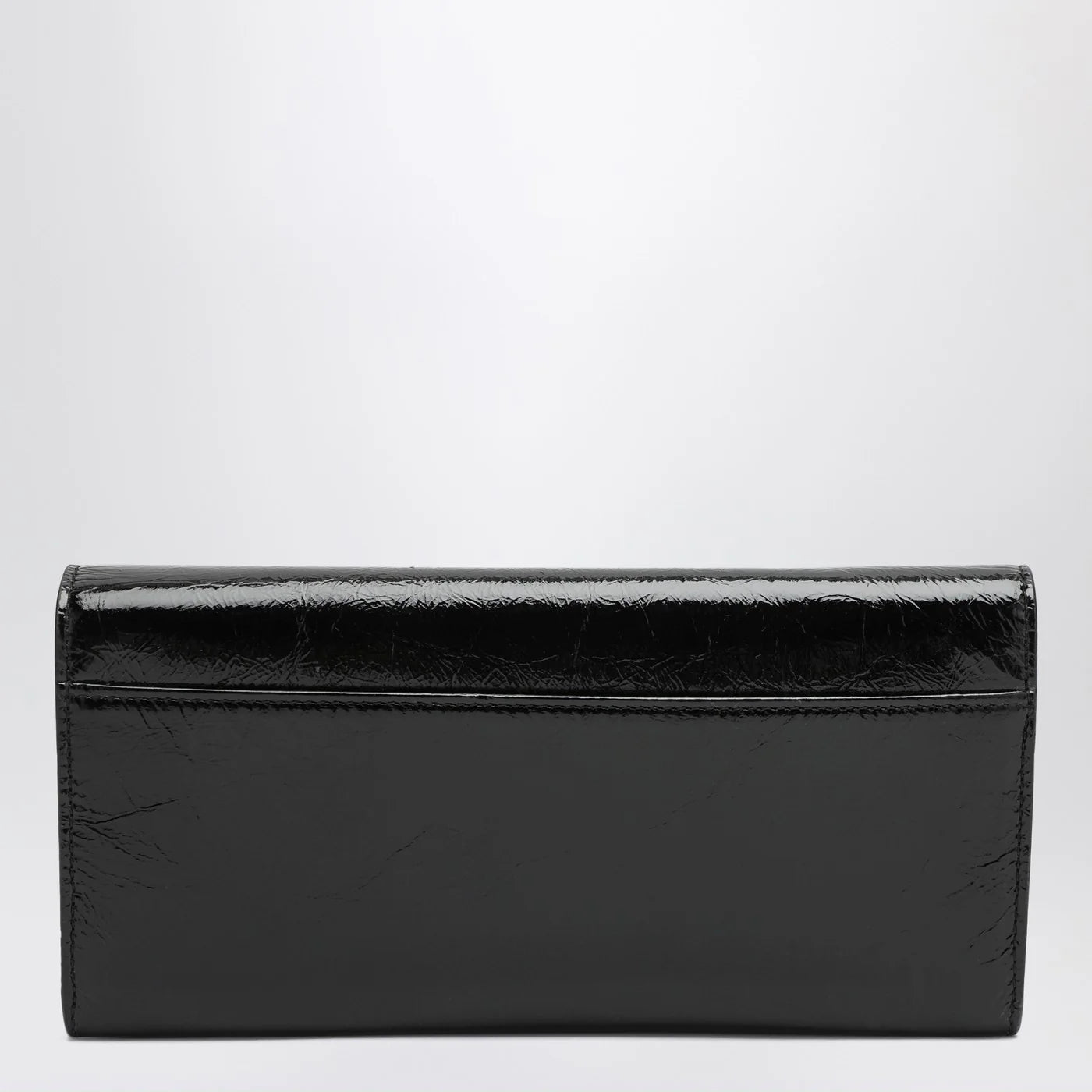 ROGER VIVIER Belle Vivier black patent leather wallet with chain