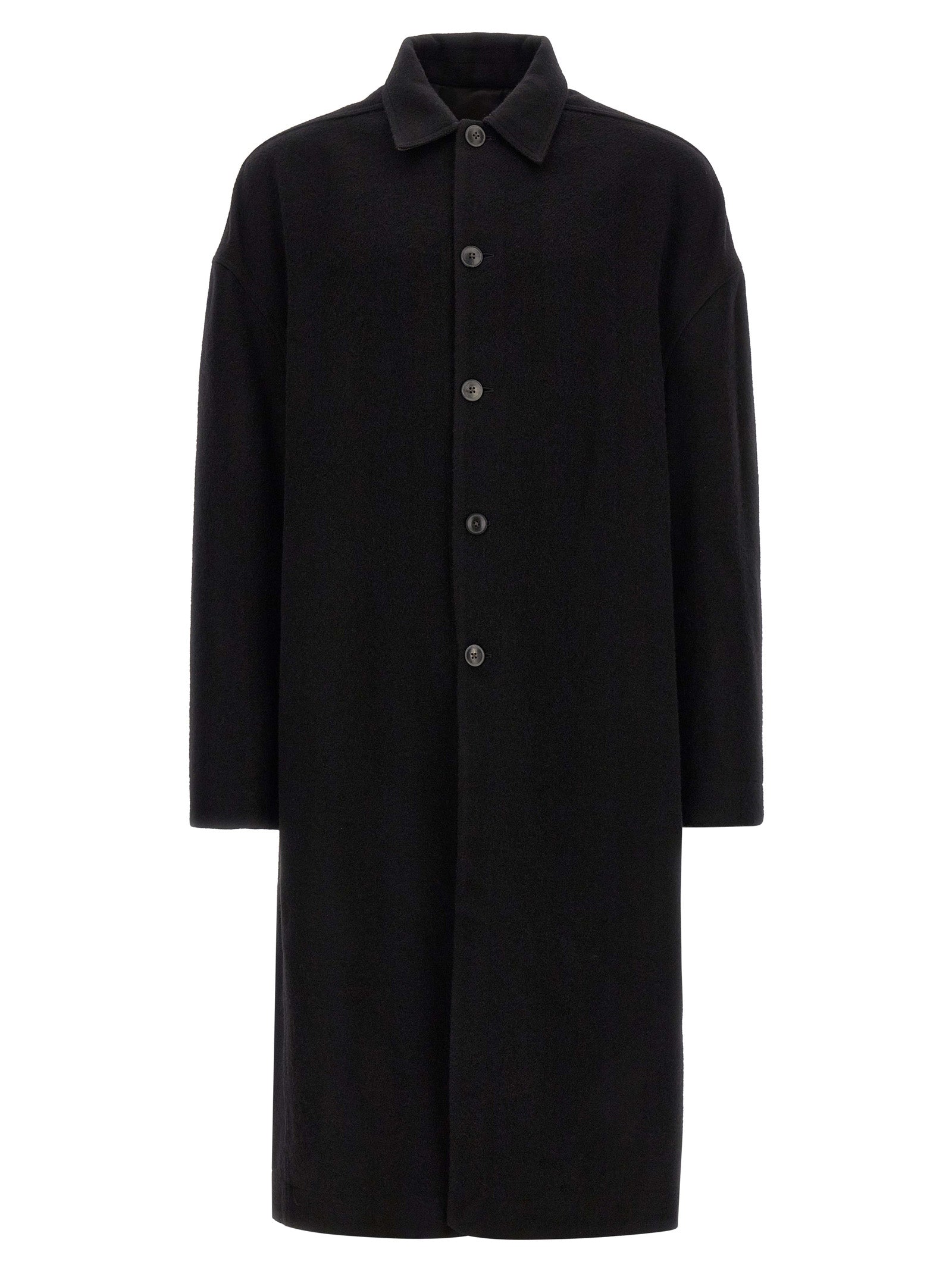 Rick Owens Buttoned Brad Coat
