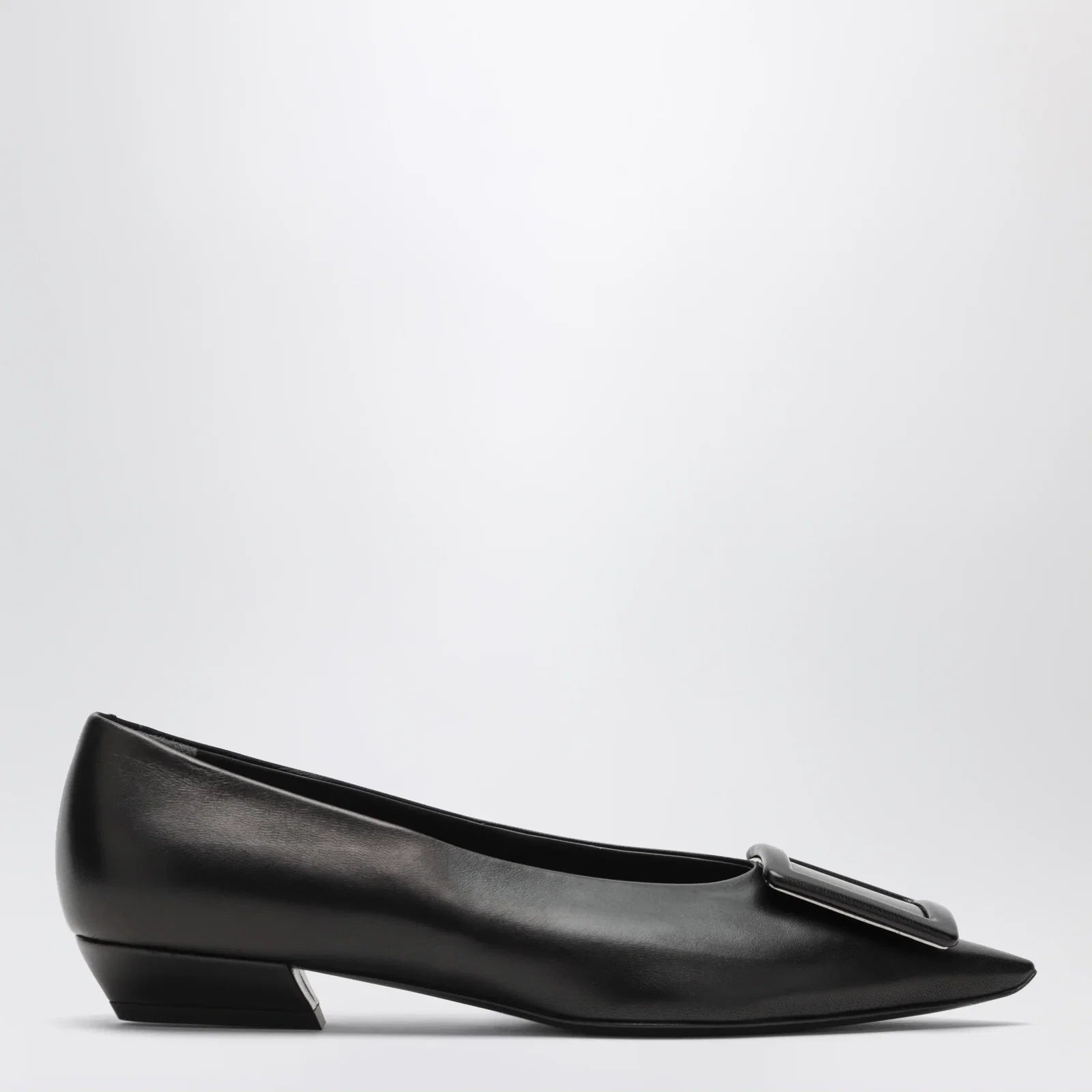 ROGER VIVIER Gommettine ballerina in black leather
