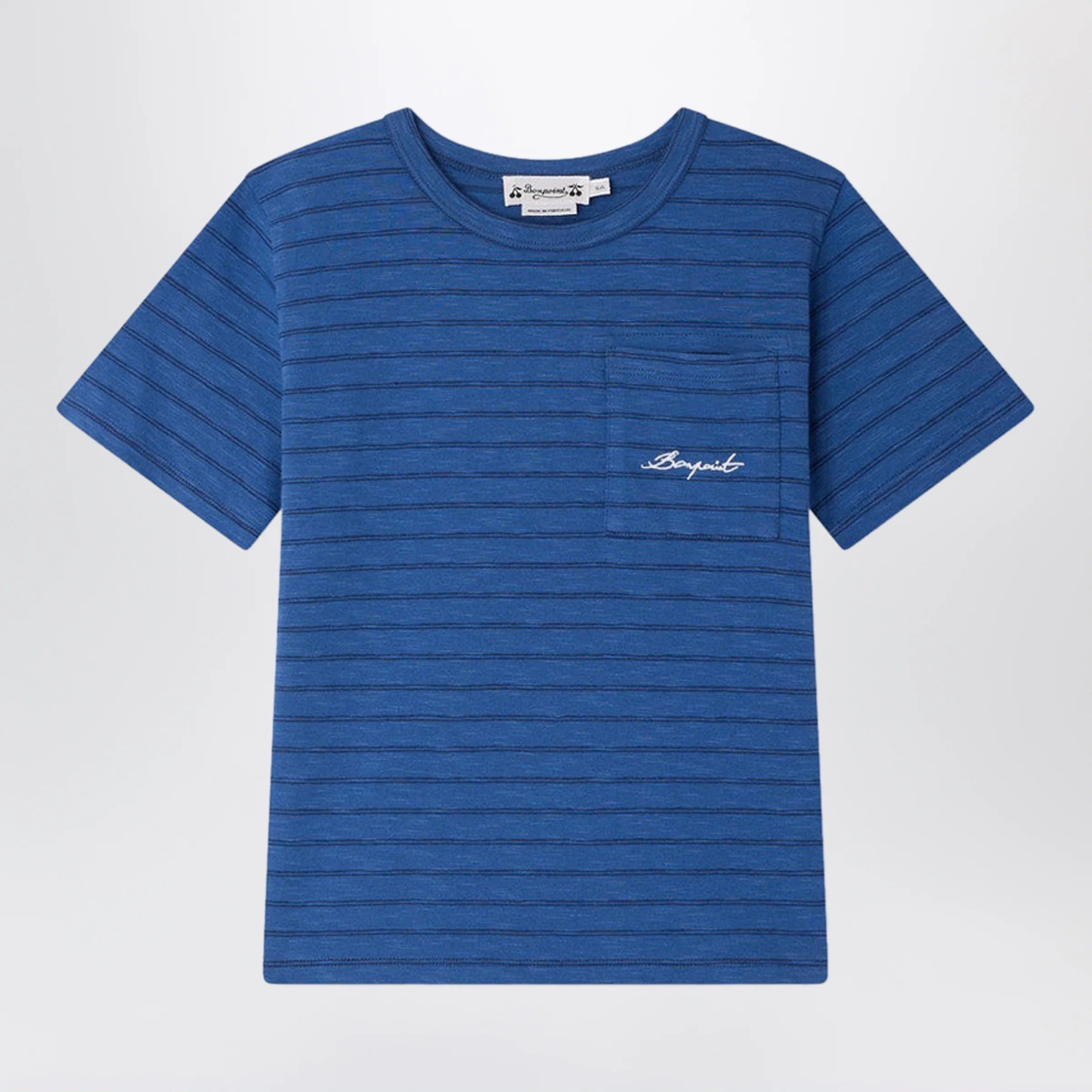 Bonpoint Elrador blue striped T-shirt