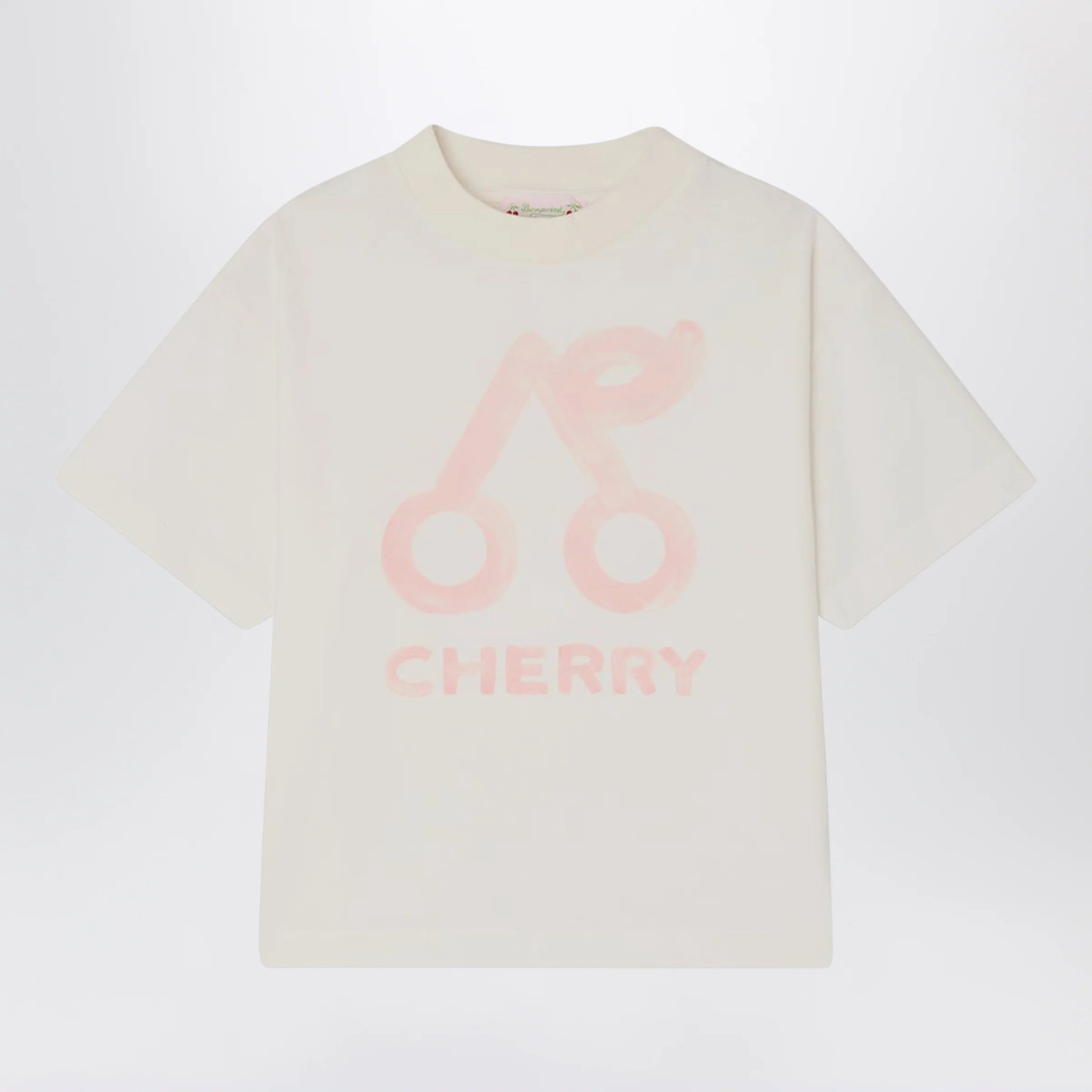 Bonpoint Lele white T-shirt with cherry print
