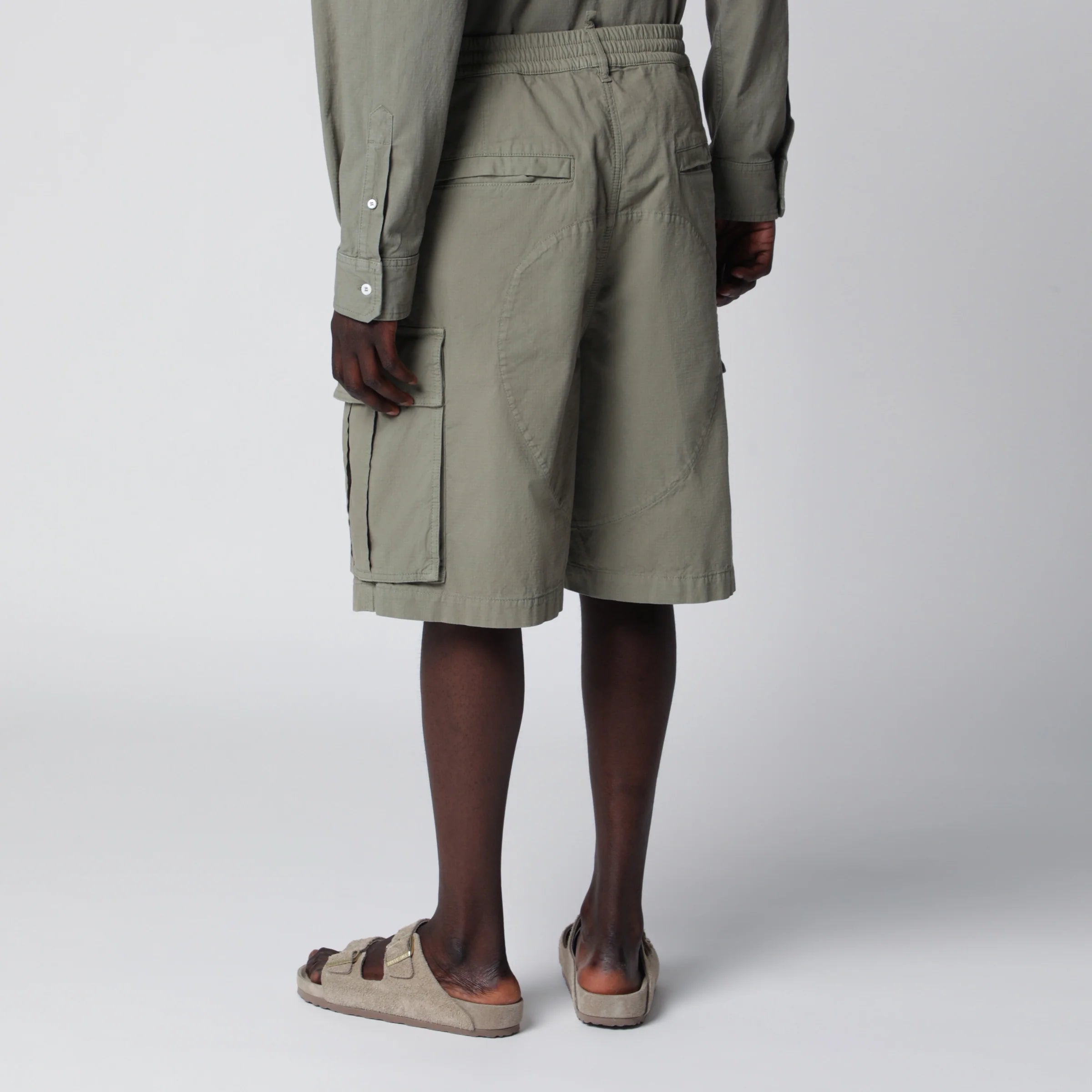 Dsquared2 D2 Cargo ripstop cotton cargo shorts in oak