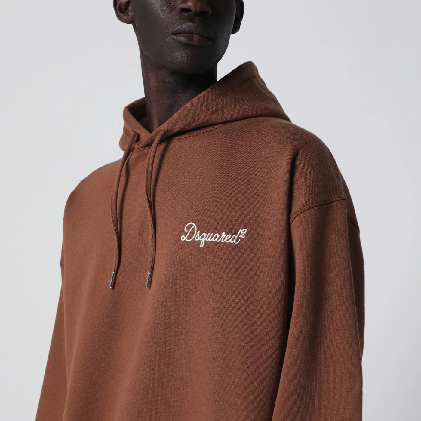 Dsquared2 Brown relaxed-fit sweatshirt with logo