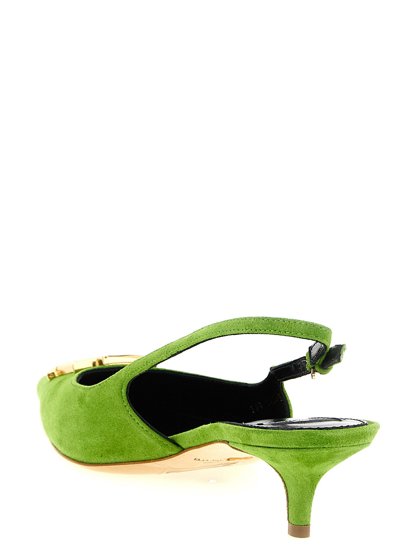 Elisabetta Franchi Suede Slingbacks