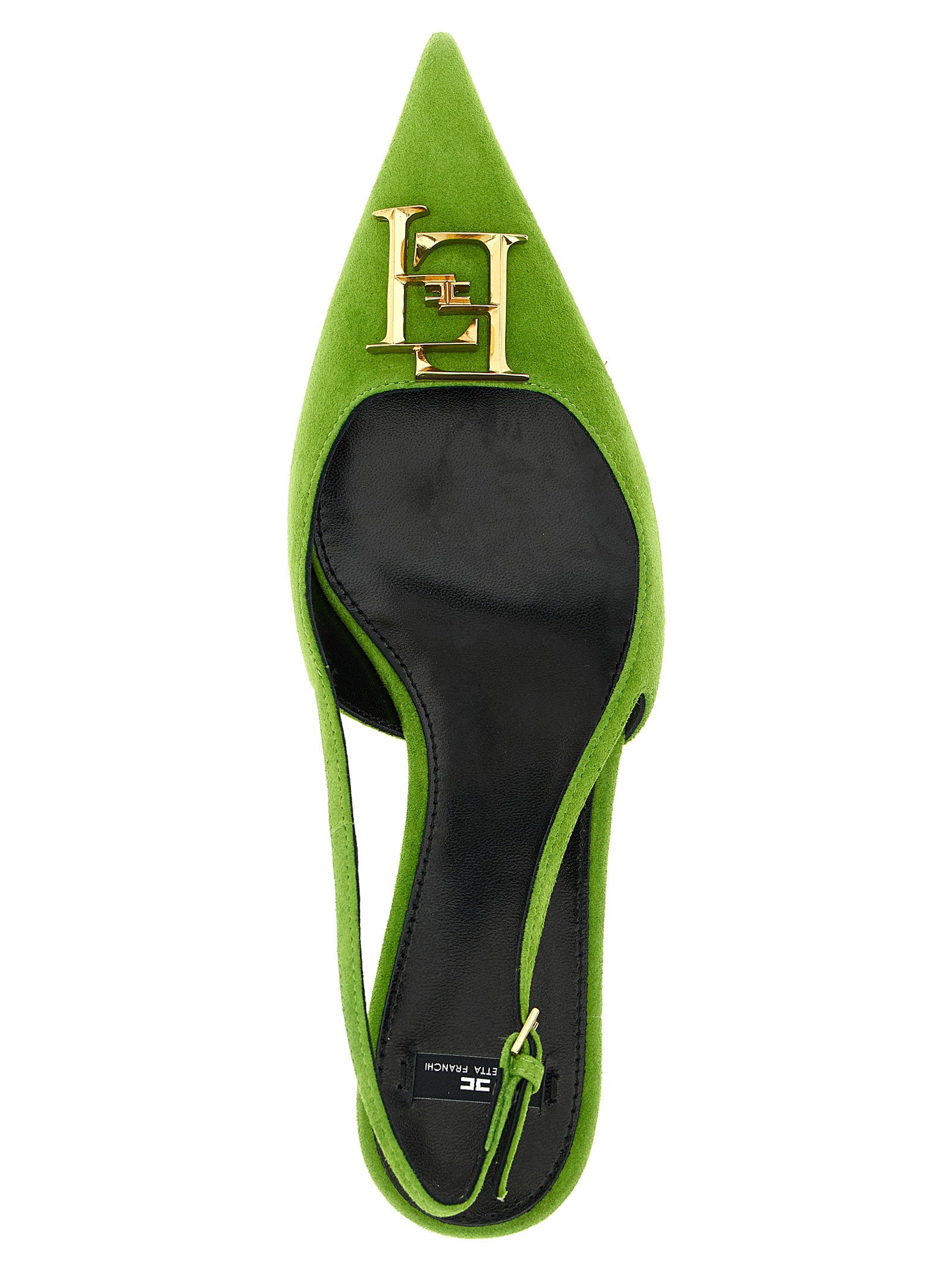 Elisabetta Franchi Suede Slingbacks