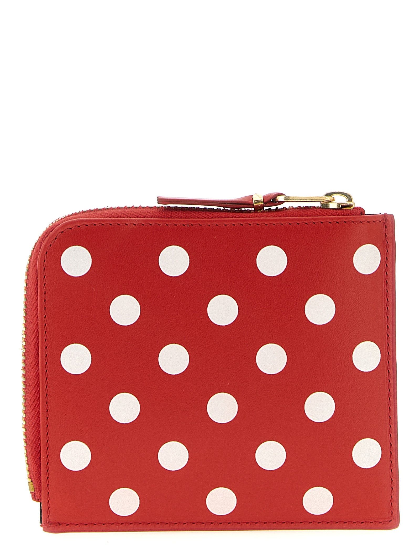 Comme Des Garcons Wallet Polka Dots Printed Wallet