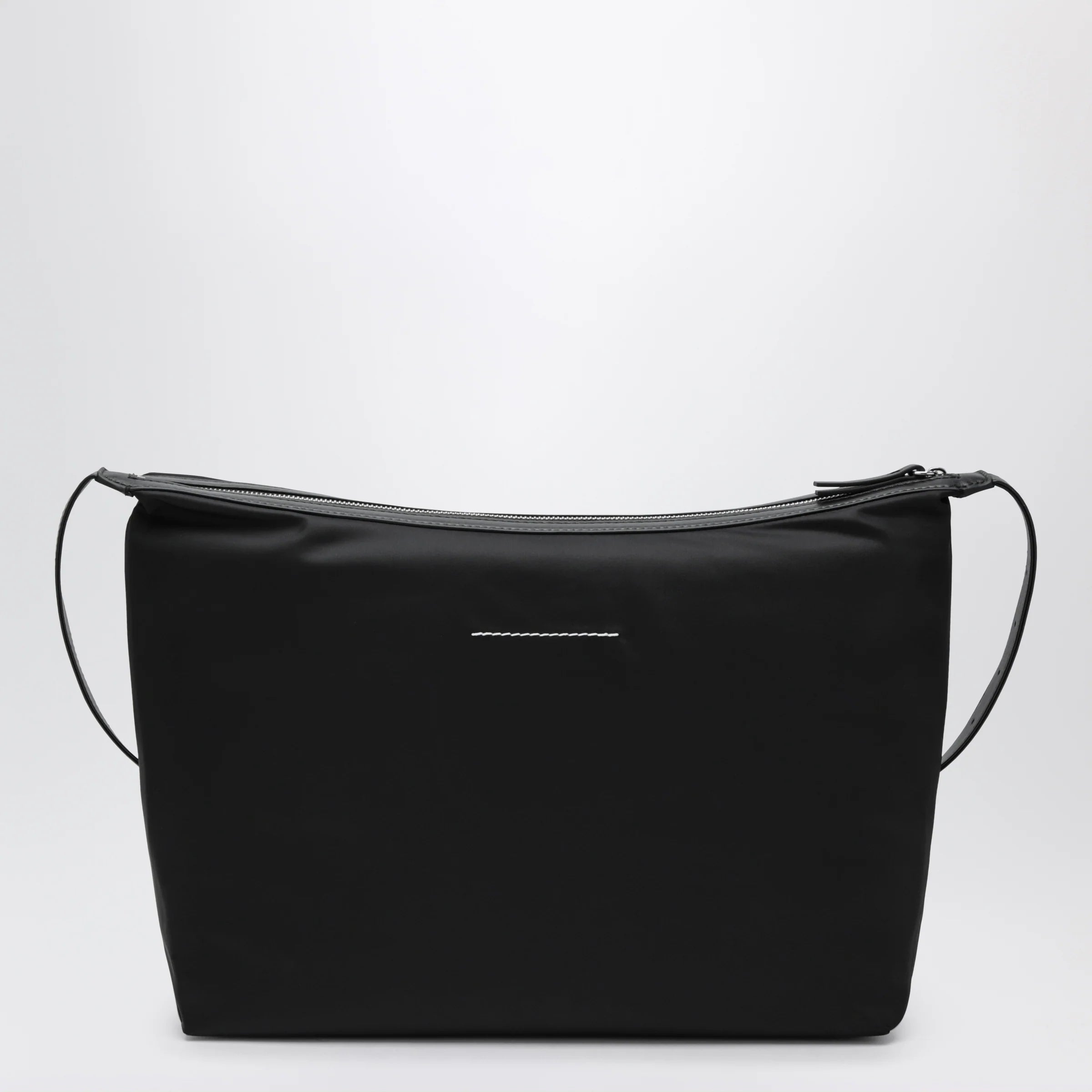 MM6 Maison Margiela Numeric crossbody bag in nylon and leather black