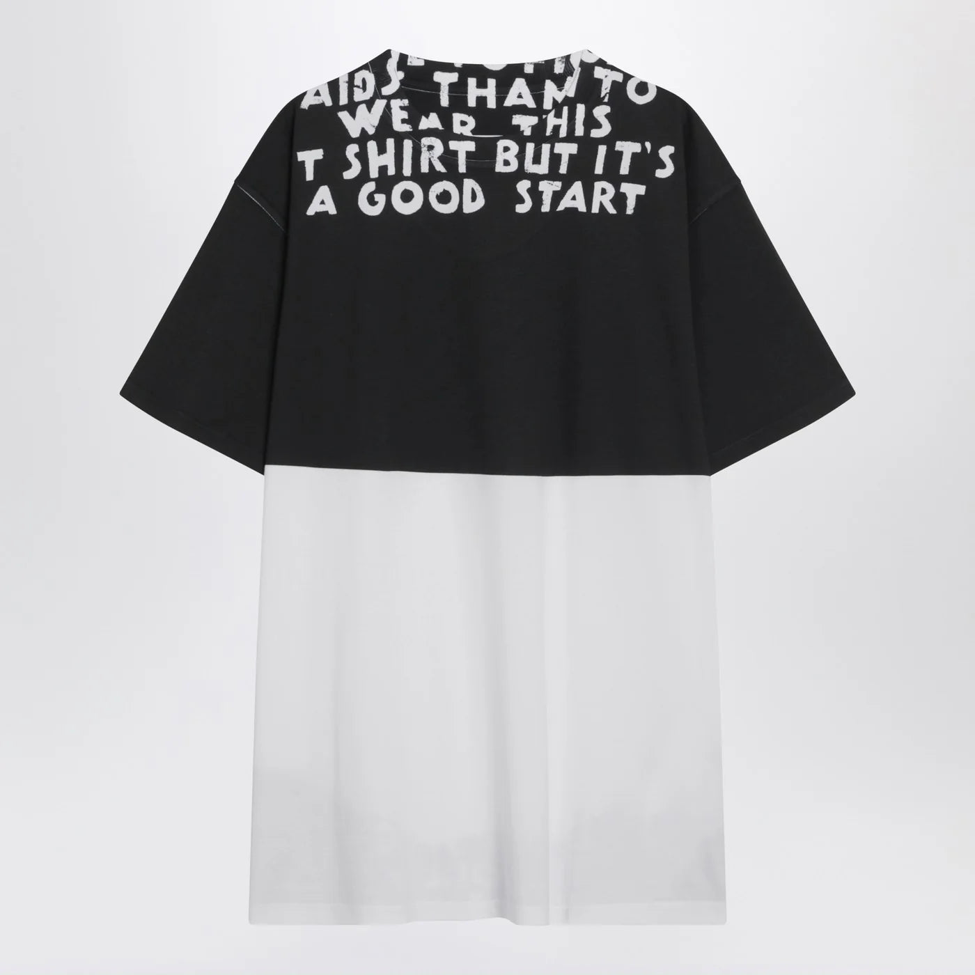 MM6 Maison Margiela White/black cotton AIDS T-shirt