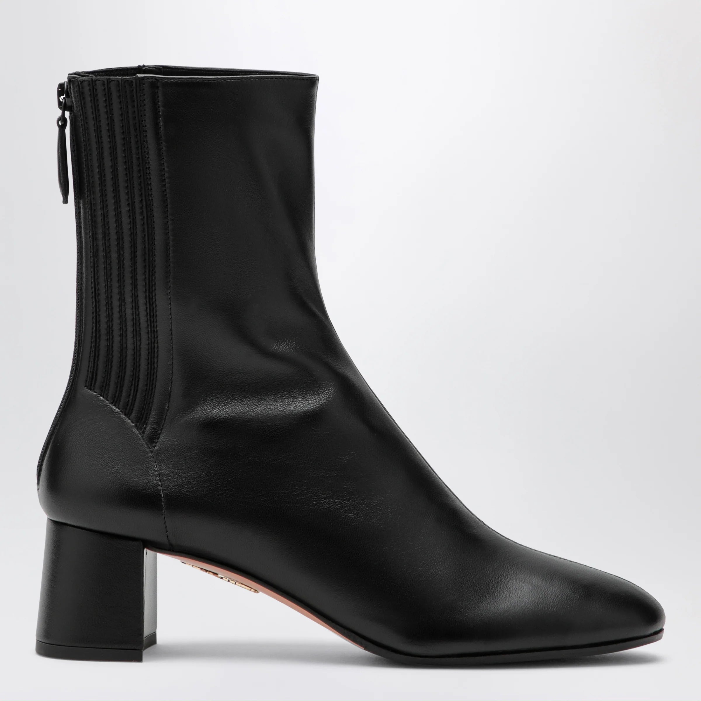 Aquazzura Saint Honoré Bootie black nappa ankle boots