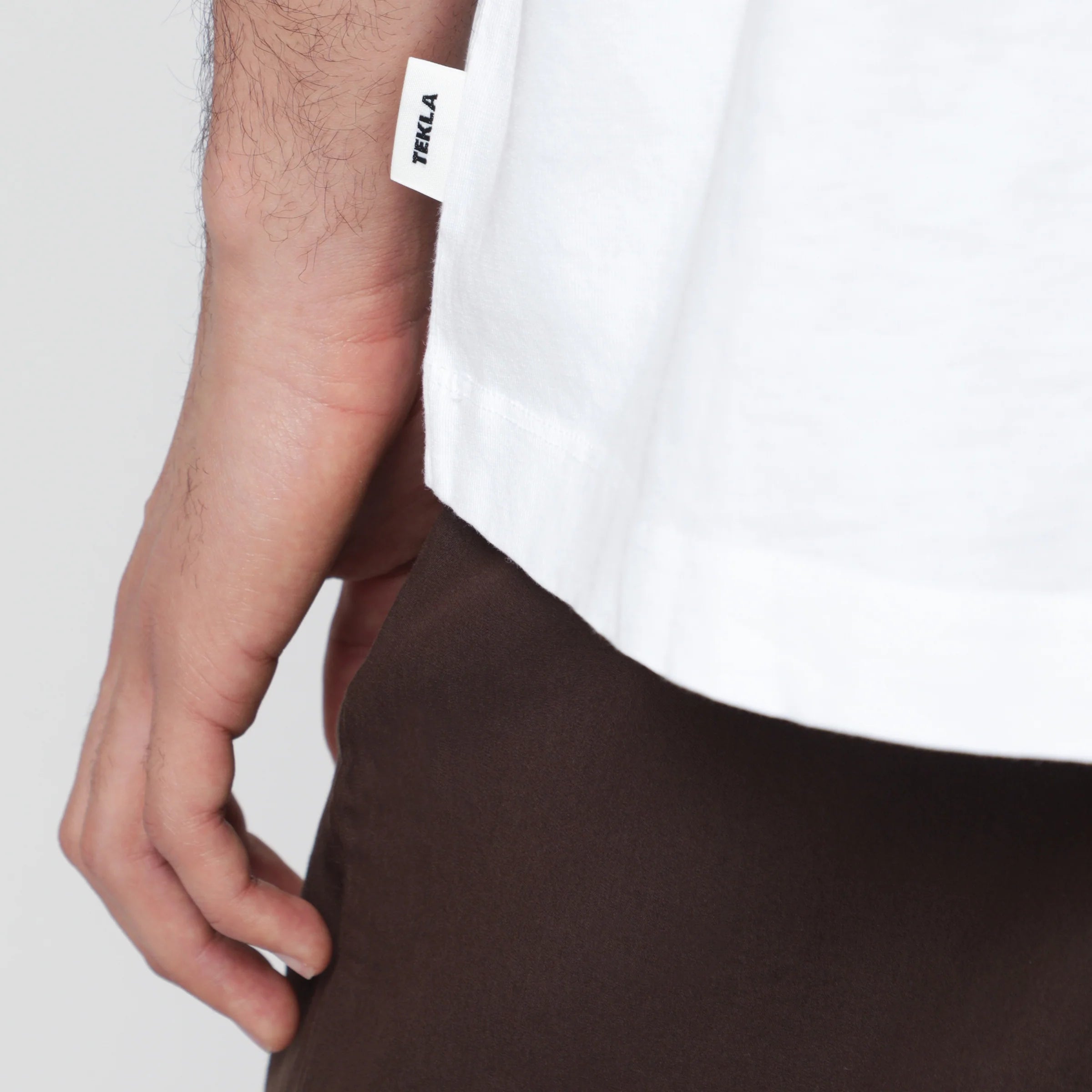 Tekla White short-sleeve T-shirt