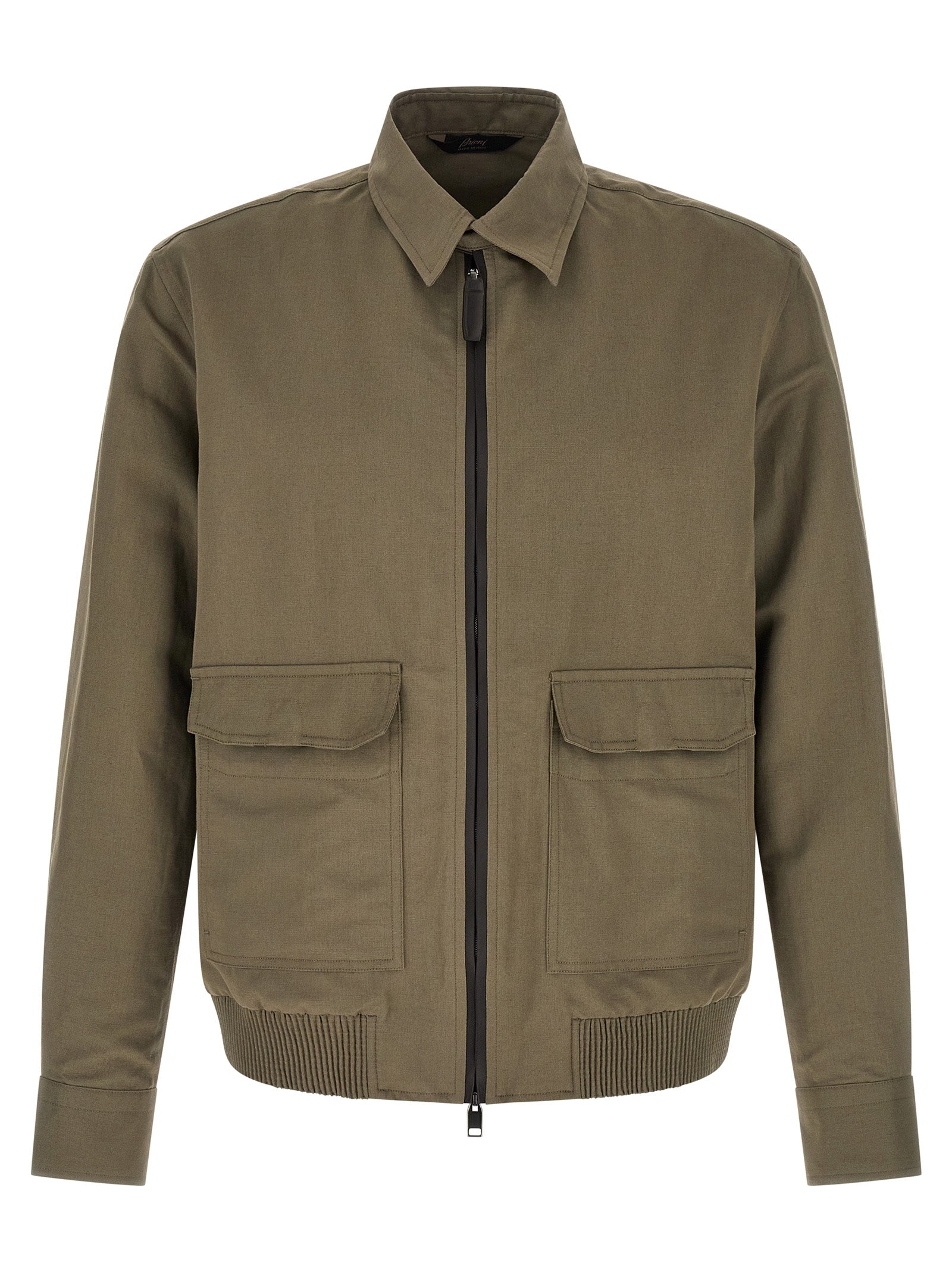 Brioni Linen Cotton Blouson