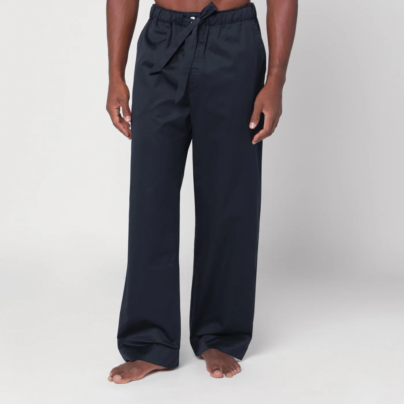 Tekla Blue/white pyjama trousers