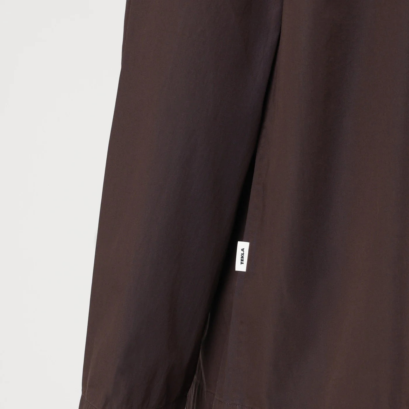 Tekla Brown pyjama shirt