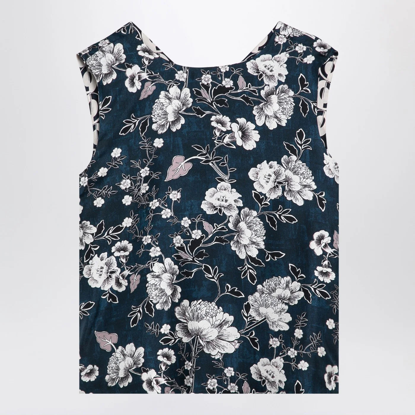 Max MaraTimeless Reversible blue sleeveless top