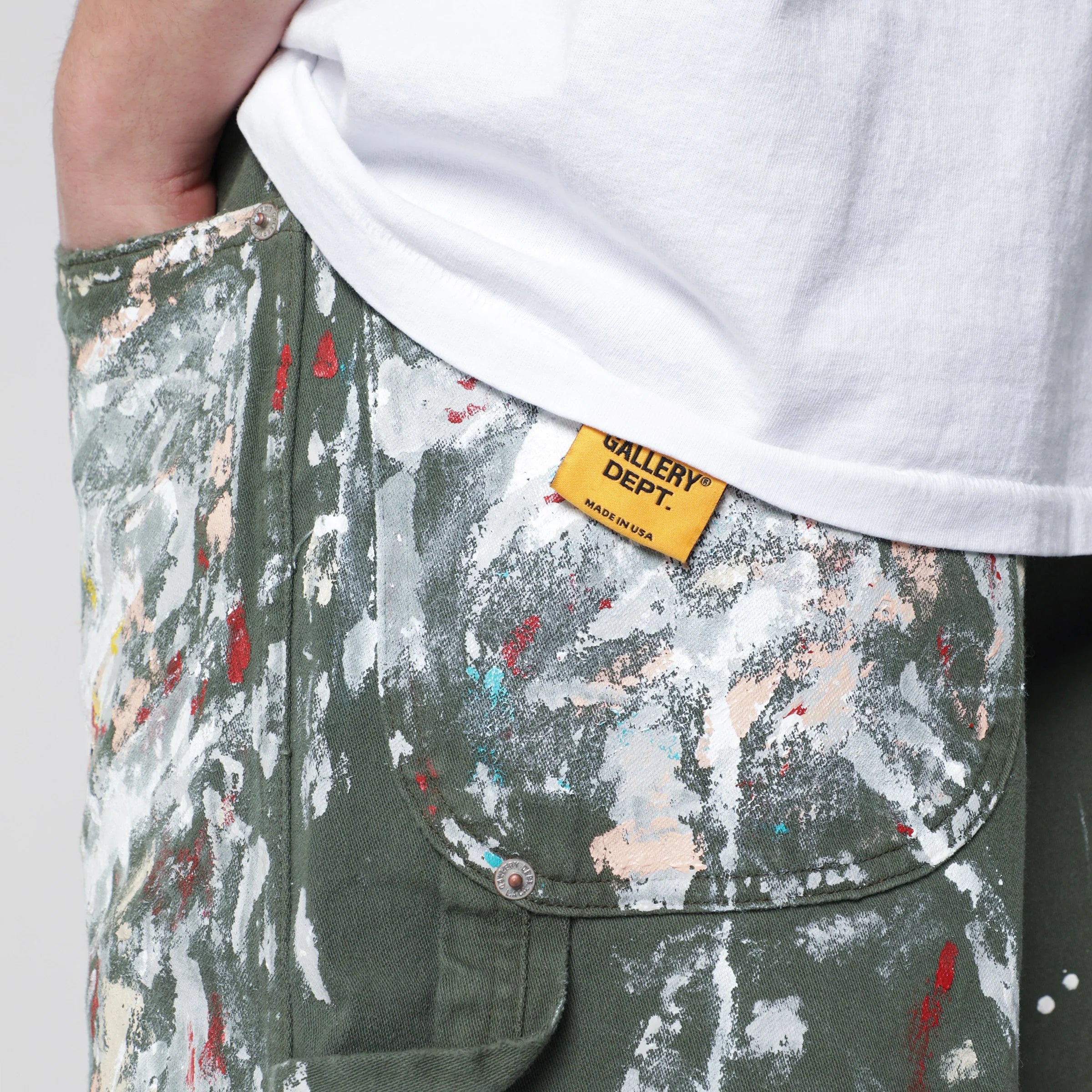 Gallery Dept. White T-shirt with logo print