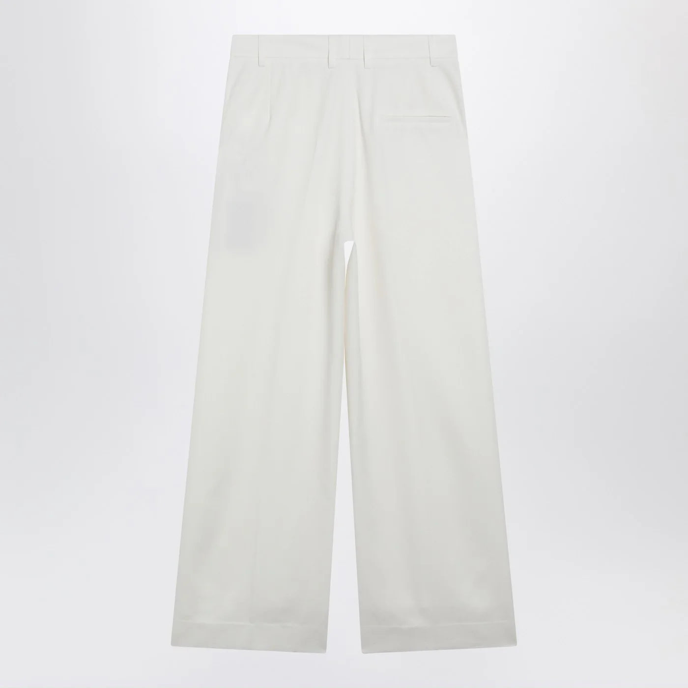 The Frankie Shop Brickell white wool-blend trousers