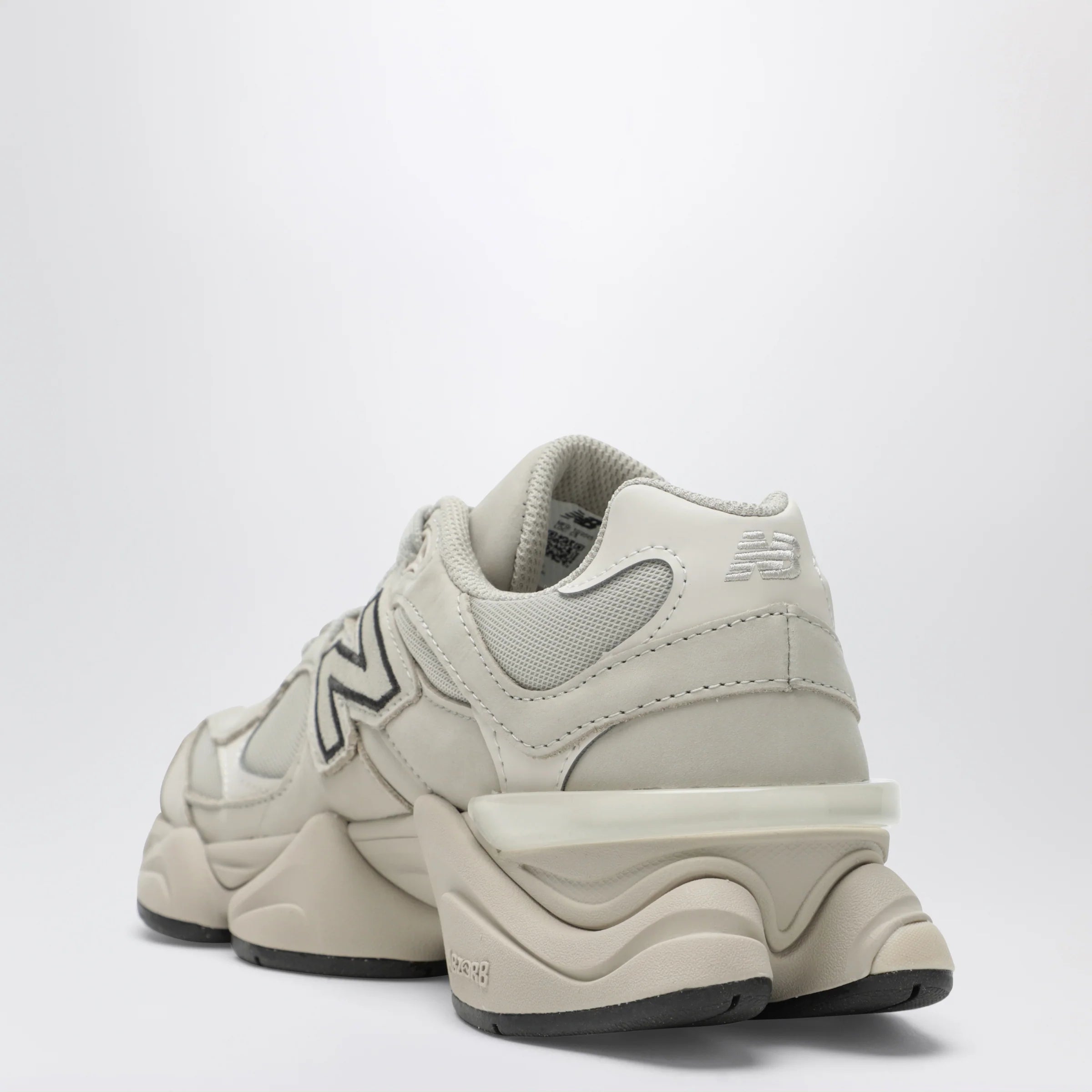 New Balance 9060 Shipyard/Linen Sneakers in mesh and suede