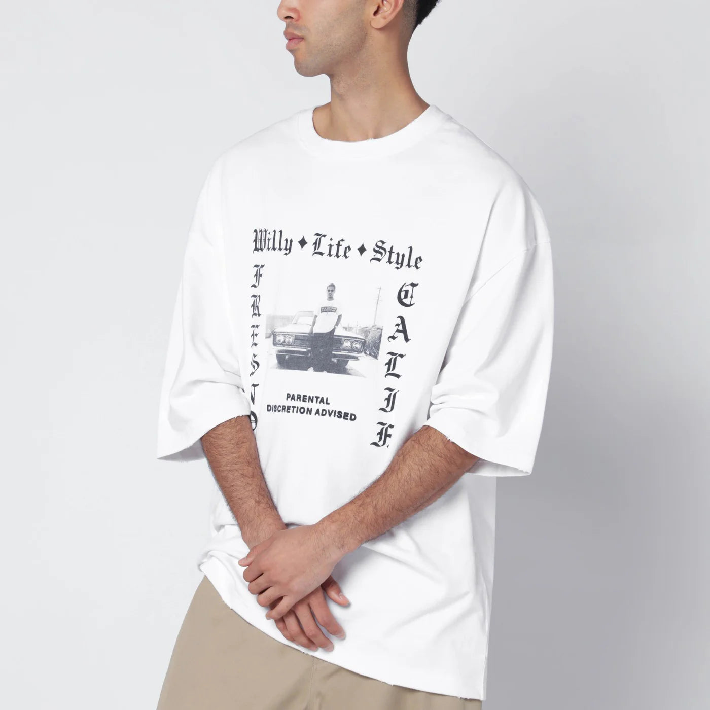 Willy Chavarria White Willy Life Style Northsider T-shirt