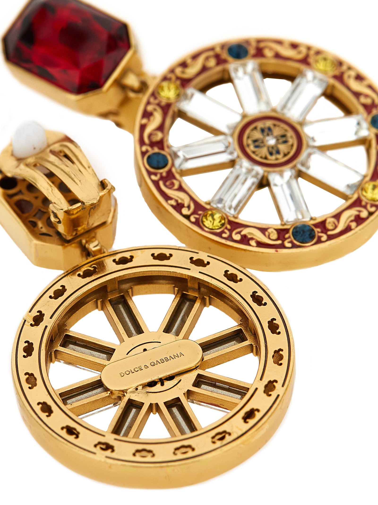 Dolce & Gabbana Ruota Carretto Earrings