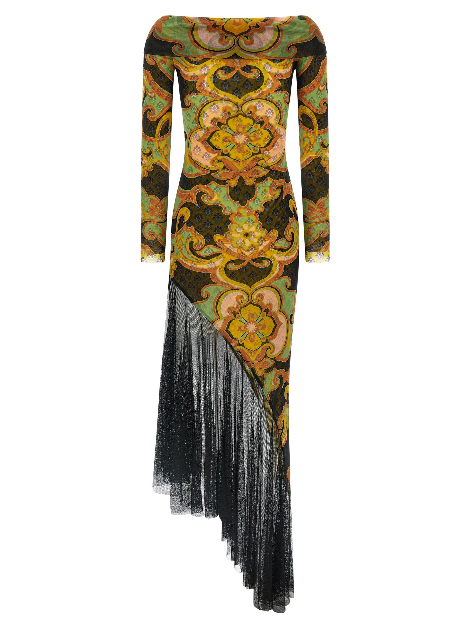 Etro Asymmetric Double Layer Dress