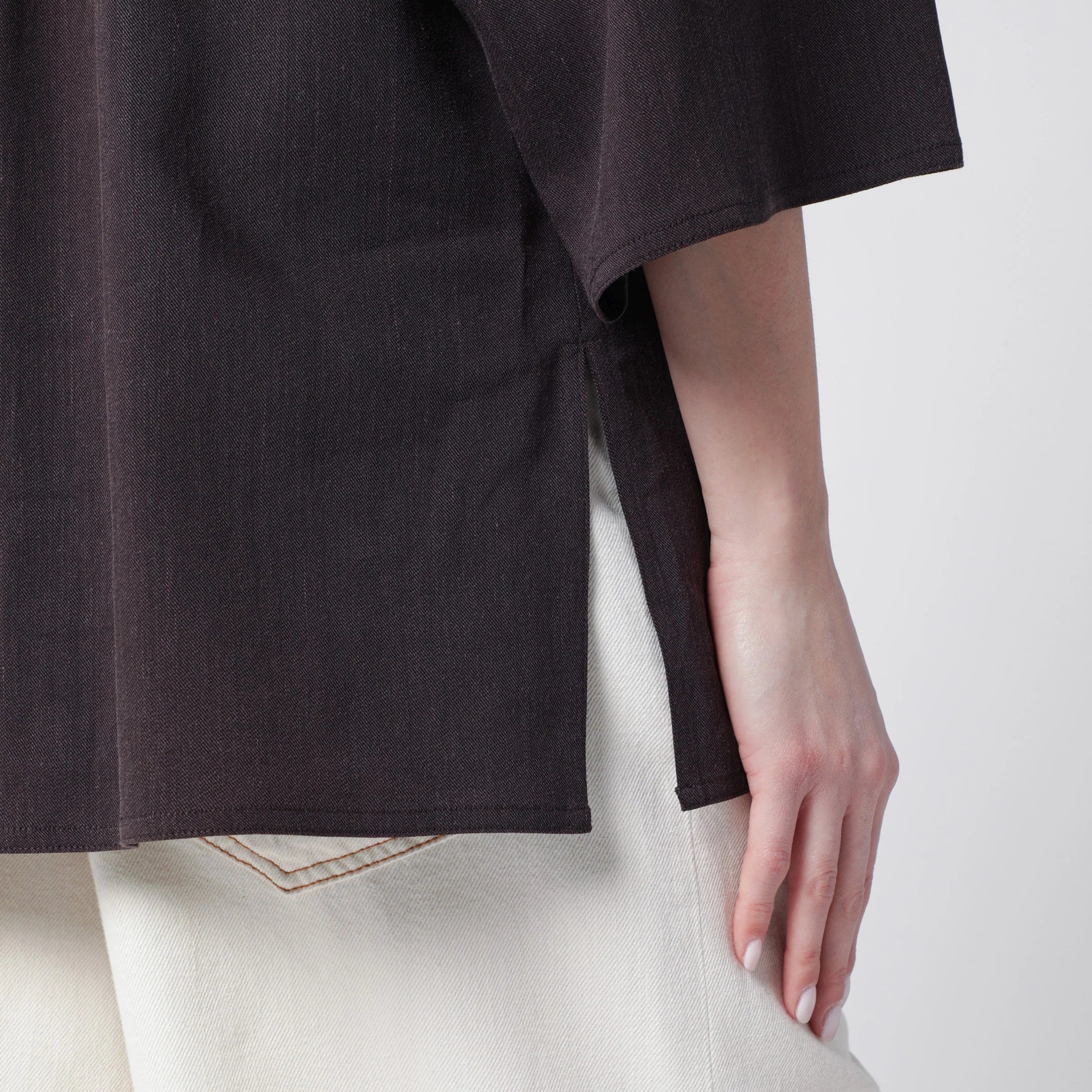 DARKPARK Dora brown twill shirt