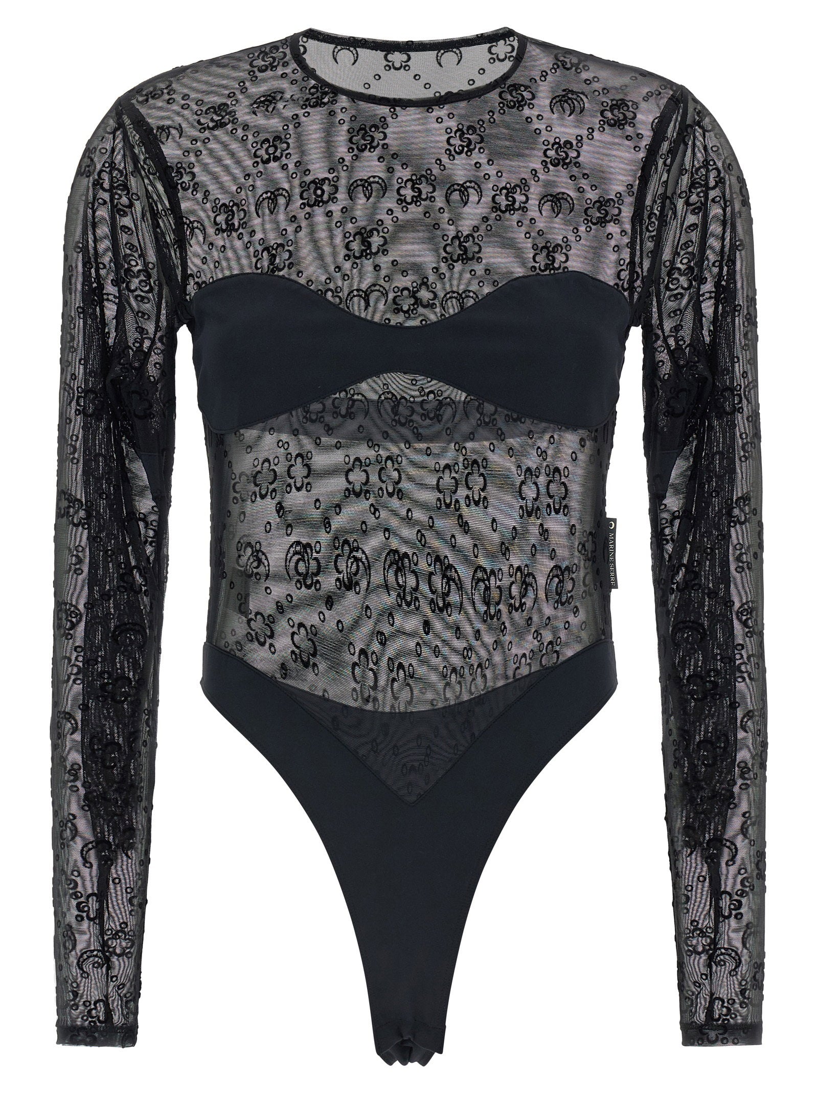Marine Serre Moonogram Bodysuit