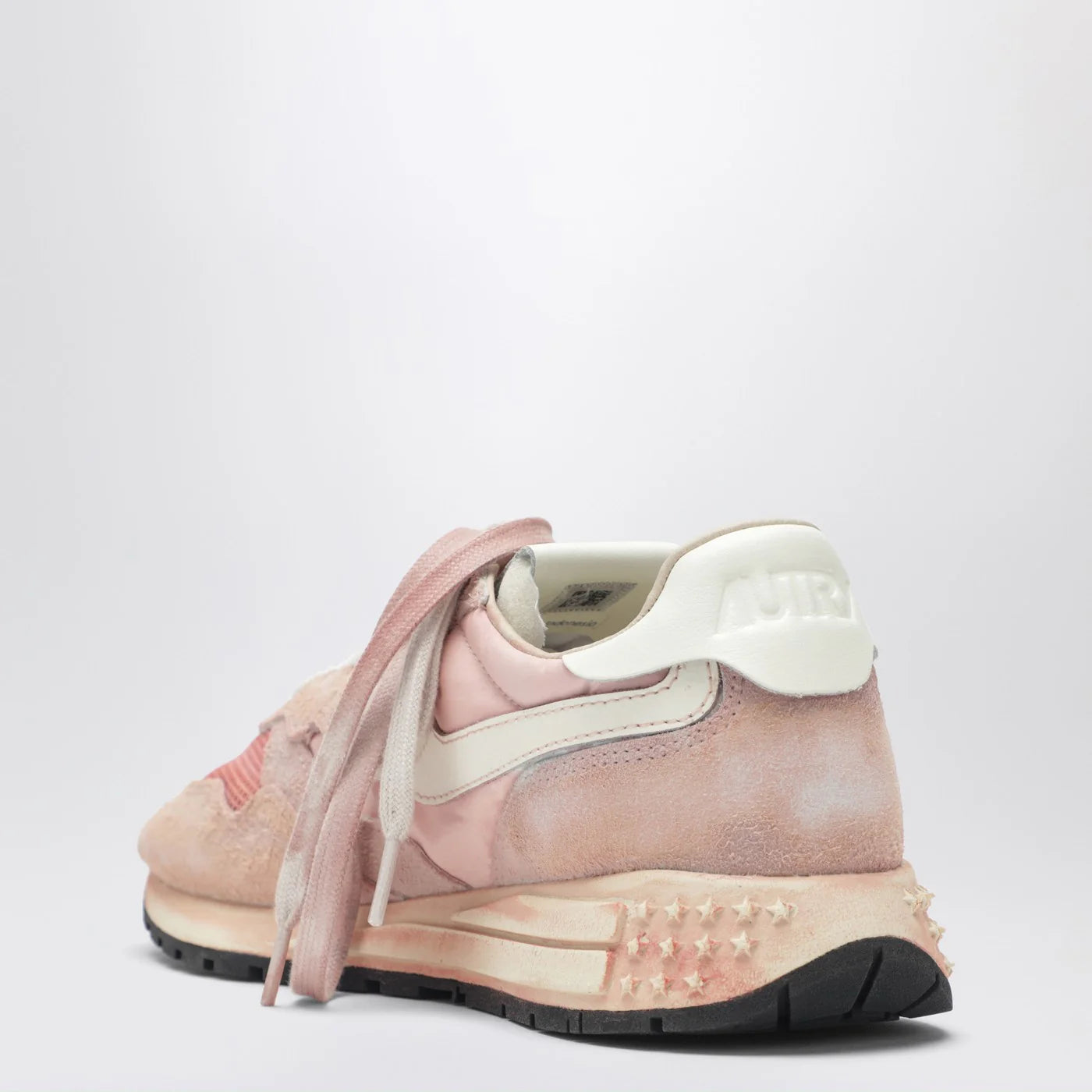 AUTRY Reelwind Super Vintage sneakers in pink nylon and suede