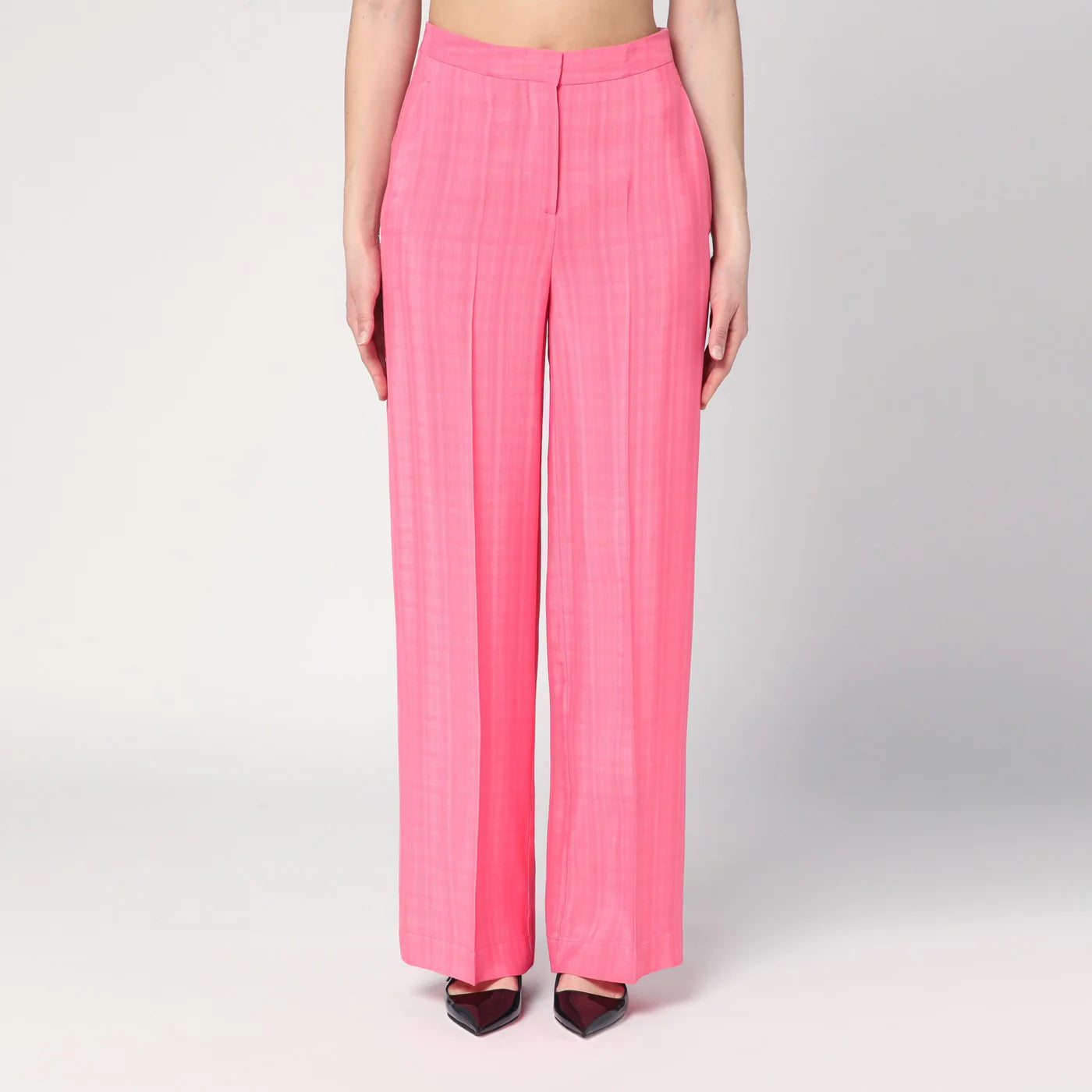 Semicouture Pink viscose Marlee trousers